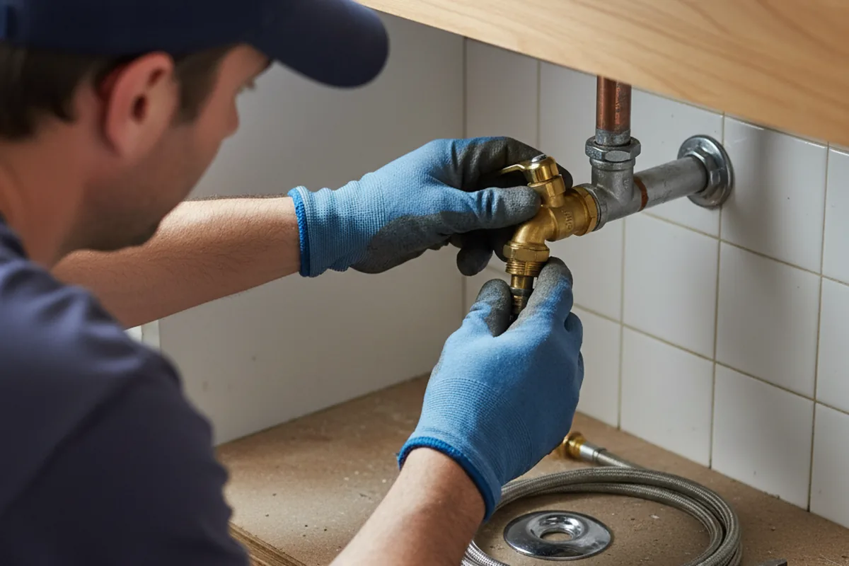 Shutoff valve and fitting work during Repiping in Springfield